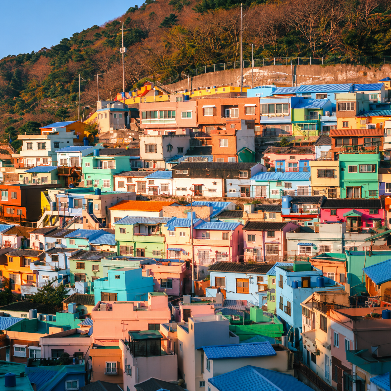 Visit Korea Colorful Gamcheon Culture Village Houses
