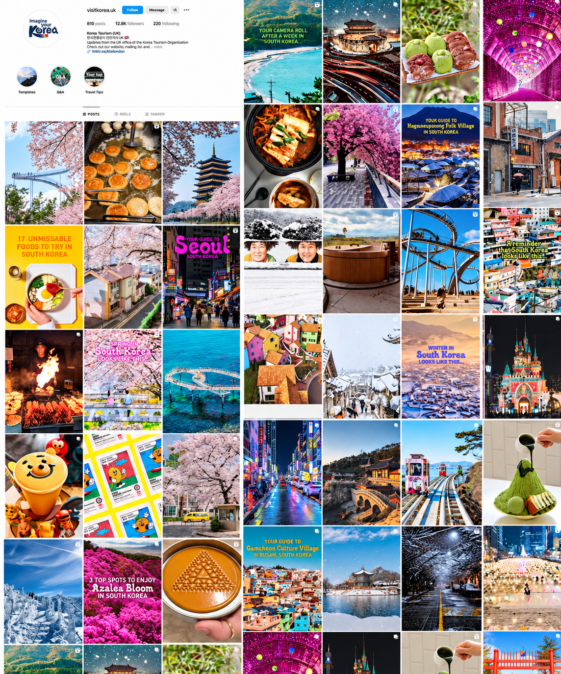 Korea Tourism iOrganization (KTO) Instagram Feed
